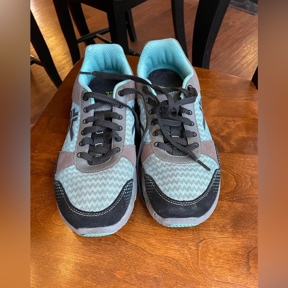 Kuru Quantum walking shoe Women's 9.5 in Teal and Black - Picture 6 of 12